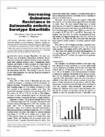 Increasing Quinolone Resistance in Salmonella enterica serotype Enteritidis