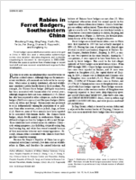 Rabies in Ferret Badgers Southeastern China
