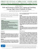 Risk and Protective Factors for Vaping and Smoking Among High School Students in Maine