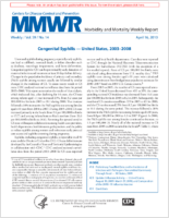 MMWR Morbidity and Mortality Weekly Report Vol 59 No 14 April 16 2010