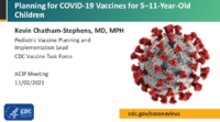 Planning for COVID19 vaccines for 511Yearold children