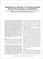 Systematic Review of Antimicrobial Drug Prescribing in Hospitals