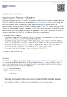 Respiratory Illnesses  Vaccination TrendsChildren