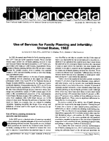 Use of Services for Family Planning and Infertility United States 1982