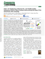 ClothAir Partitioning of Neutral per and Polyfluoroalkyl Substances PFAS in North Carolina Homes During the Indoor PFAS Assessment IPA Campaign