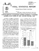 Contraceptive utilization among currently married women 1544 years of age United States 1973  National Survey of Family Growth data