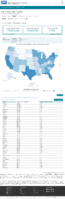 United States laboratory testing Cumulative COVID19 Viral RTPCR Laboratory Tests Performed by StateTerritory November 22 2020