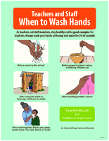Teachers and Staff When to Wash Hands Sierra Leone
