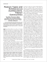 Pasture Types and Echinococcus multilocularis Tibetan Communities