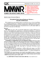 Occupational Burns Among Restaurant Workers  Colorado and Minnesota