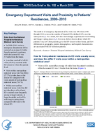 Emergency Department Visits and Proximity to Patients Residences 20092010