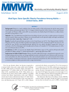 Morbidity and Mortality Weekly Report MMWR  Early Release  Vol 59 August 3 2010