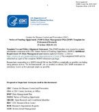 Notice of Funding Opportunity NOFO Data Management Plan DMP Template for Extramural Research Version 20260113
