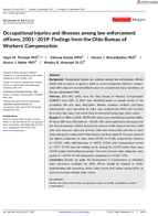 Occupational Injuries and Illnesses Among Law Enforcement Officers 20012019 Findings from the Ohio Bureau of Workers Compensation