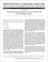 Integrating Salutogenesis into Wellness in Every Stage of Life