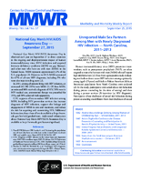 MMWR Morbidity and Mortality Weekly Report Vol 64 No 37 September 25 2015