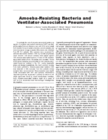 AmoebaResisting Bacteria and VentilatorAssociated Pneumonia