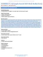 CONNECT 2 Couplebased HIV Risk Reduction
