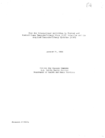 Plan for international activities to prevent and control human immunodeficiency virus HIV infection and the acquired immunodeficiency syndrome AIDS
