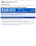 FluView Weekly US Influenza Surveillance Report Key Updates for Week 35 ending August 29 2020