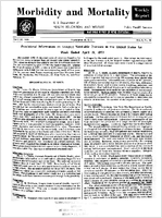 Morbidity and Mortality Weekly Report Vol 2 No 15 week ended April 18 1953