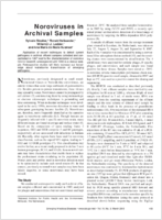 Noroviruses in Archival Samples