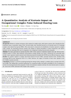 A Quantitative Analysis of Kurtosis Impact on Occupational Complex NoiseInduced Hearing Loss