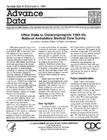 Office Visits to Otolaryngologists 198990 National Ambulatory Medical Care Survey