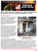 Serious Injury Report F202501 Senior Captain and Two Firefighters of Ladder Company Burned During Primary Search in Garden Apartment Fire  Texas