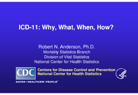 ICD11 Why What When How ICD11 Why What When How