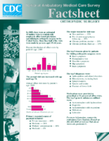 Orthopedic Surgery National Hospital Ambulatory Medical Care Survey Factsheet 20120307