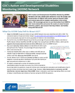 CDCs Autism and Developmental Disabilities Monitoring ADDM Network
