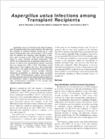 Aspergillus ustus Infections among Transplant Recipients