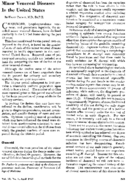 Minor venereal diseases in the United States