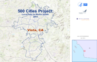 500 Cities Project Local Data for Better Health 2014 Vista CA