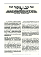 Risk Factors for KalaAzar in Bangladesh