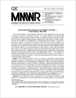 Morbidity and Mortality Weekly Report MMWR February 9 1996  Vol 45  No 5