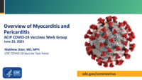 Overview of myocarditis and pericarditis
