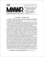 Morbidity and Mortality Weekly Report MMWR September 1 1995  Vol 44  No 34
