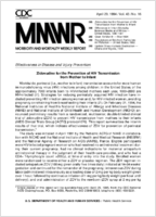 Morbidity and Mortality Weekly Report MMWR April 29 1994  Vol 43  No 16