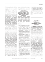 Imported Tickborne Relapsing Fever France