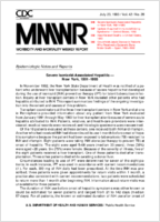 Morbidity and Mortality Weekly Report MMWR July 23 1993  Vol 42  No 28