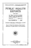 Public Health Reports  v 43 no 47  cover