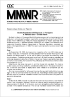 Morbidity and Mortality Weekly Report MMWR July 15 1994  Vol 43  No 27