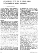 An evaluation of the role of Phormia regina in transmission of eastern encephalitis