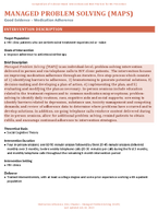 MANAGED PROBLEM SOLVING MAPS