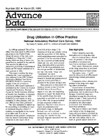 Drug Utilization in Office Practice National Ambulatory Medical Care Survey 1990