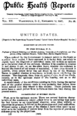 Public health reports  v 12 no 46 November 12 1897