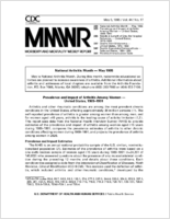 Morbidity and Mortality Weekly Report MMWR May 5 1995  Vol 44  No 17