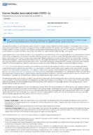 Excess Deaths Associated with COVID19 Provisional Death Counts for Coronavirus Disease COVID19 20220602